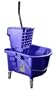 Blue Continental 26 Quart Splash Guard Side-Press Wringer and Mop Bucket