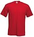 Fruit of the Loom plain t-shirt Red XXXL (50 - 52 inch chest)