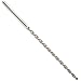 Dormer A976 Cobalt Steel Extra Long Length Drill Bit, Parabolic Flute, PFX Style, Uncoated (Bright) Finish, Round Shank, 130 Degree Point Angle