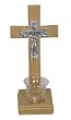 Crucifix - Standing Cross - 10" Height - With Font