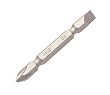 Number 2 Phillips 1/4 Inch Flat with 2-1/2 Inch Double-End Bit - 65MM