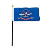 North Dakota Flag 4 x 6 inch