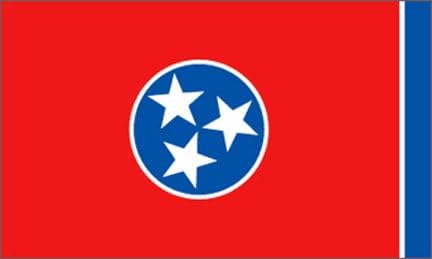 Freeshipping - 3x5ft Polyester USA---Tennessee Flag #F242