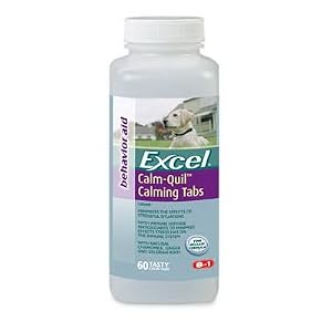 Dog calming travelling tablets