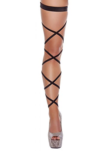 Roma Women's 100 Inch Solid Leg Strap with Attached Garter