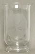 Individually Hand Etched Sand Dollar Glass Candle Shade 8"H Set of Two