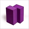 Yogaklotz / Yoga Block Lila 2 St�ck