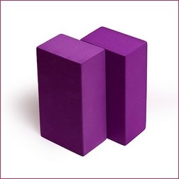 Produkt-Bild: Yogaklotz / Yoga Block Lila 2 St&uuml;ck