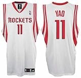 Yao Ming White adidas NBA Authentic Houston Rockets Jersey