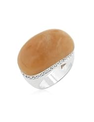 Carnelian Simulated Cocktail Ring