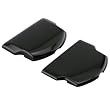 Battery Door Set [Slim & Extended] for Sony PSP Slim 2000, Black