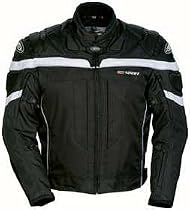 TOURMASTER/CORTECH GX-SPORT MOTORCYCLE JACKET BLACK SIZE:MED