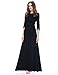 Ever Pretty Women's Lace Long Sleeve Floor Length Evening Dress 08412