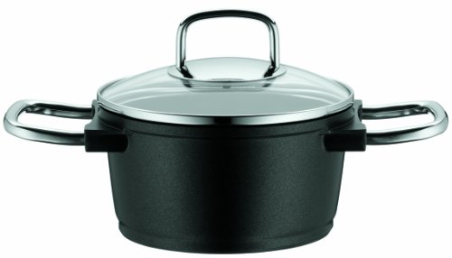WMF Bueno Induction 7-Inch High Casserole with Lid, 1-Quart