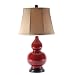 Red Porcelain Double Gourd Table Lamp