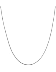 14 Karat White Gold Round 0.9 mm Forzentina Chain (18 inch)