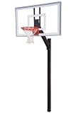 First Team Legacy Nitro In-Ground Basketball Hoop with 60 Inch Glass Backboard