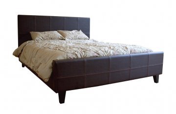 Leather Bed - Sonoma Platform Bed by True Contemporary