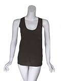 JOIE Alicia Silk Scoop Tank Top in Black Olive