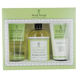 Deep Steep 3 Piece Gift Set, Honeydew Spearmint