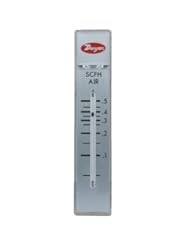 Dwyer? Rate-Master? Flowmeter, RMA-9, 4% Acc, 15-150 SCFH air, PC Body