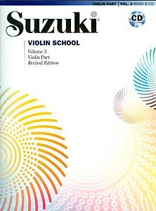 Suzuki Violin School Revised Edition Violin Part Book & CD Volume 3  Picture