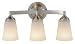 Murray Feiss VS9403-BS Three-Light Paris Moderne Collection Vanity Strip, Brushed Ste...