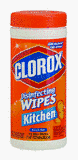 CLOROX 01629 DISINFECTING WIPES KITCHEN