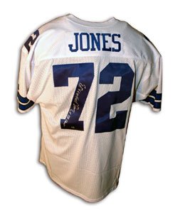 Ed Jones Signed Dallas Cowboys Jersey - SB XXII Champs, Too Tall
