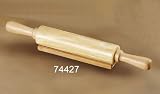 Caramel Marble Deluxe Rolling Pin w/ Wood Cradle