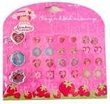 Strawberry Shortcake Fashion Accessories - Stick-on earrings and ring set