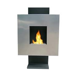 Anywhere Fireplace - Tribeca Stainless Steel Ventless Fireplace