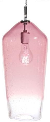 Tempo Luxury Home Fizz Collection Comet Pendant, Large, Rose Quartz