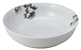 Royal Worcester Black Peony Serving Bowl 12- 1/2 inch