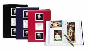 Pioneer Cloth Frame Album, X-Pando Designer Series Cloth Covers, Holds 200 4x6 - Assorted Colors