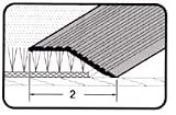  : 6 Pack of 79244 CARPET BAR 2"STNBR 36