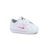 NIKE First Court Tradition Infant Baby Trainer - White / Hot Punch