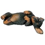 Black Dachshund Figurine Sleeping Puppy Snoozer Pet #2
