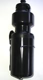 28oz Water Bottle w/ Steel Cage Black