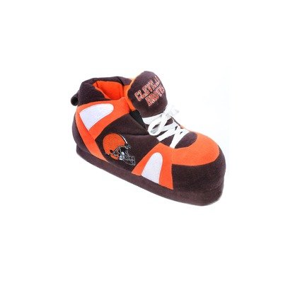 Cleveland Browns Slipper Size: 6-7.5, Color: Brown/Orange