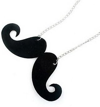 Beard black velvet necklace N5