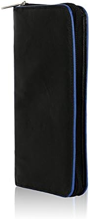 Newhide Men's Leather Passport Organizer One Size Black