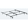 Clamp Style Queen/Cal King/East King Adjustable Waterbed Frame with 9 Legs and Super Glides By Hollywood Bed Frame