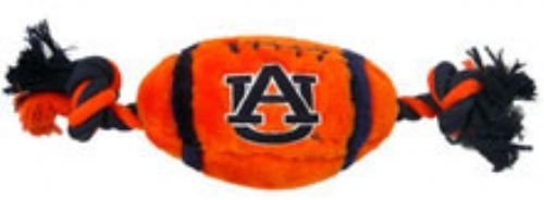 Detail image DoggieNation 305561 One Size Auburn Plush Football Dog Toy