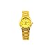 Charlie Jill Simply Elegant Women Watch in Goldtone Brush Stainless Steel Bracelet