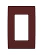 Leviton Renu REWP1-DG One-Gang Screwless Snap-On Wallplate, Deep Garnet