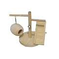 Elmato 10431 Hamsterspielplatz mit Kugelschauckel und Wippe