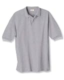 Hanes 5.5 oz 50/50 Jersey Knit Polo 54 (M / Light Steel)