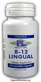 B-12 Lingual by Progressive Labs (1000mcg - 60 Capsules)