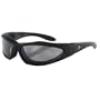 Bobster Eyewear Low Rider II Convertible Sunglasses - Black Frame - 3 Lenses - 100% UVA and UVB Protection